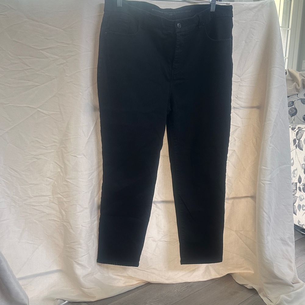 Chico's Midnight Black Straight Leg Pants